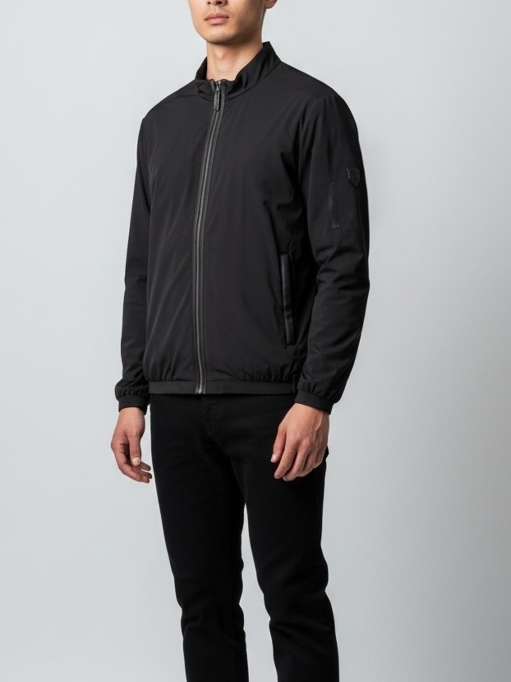 Rudsak Men's Black Lightweight Zip-Up Jacket